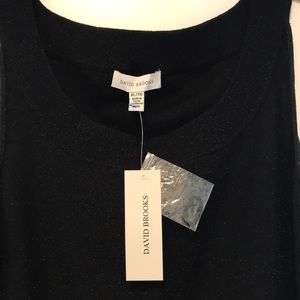 David Brooks Silk Black Top New With Tags ❣️🎉